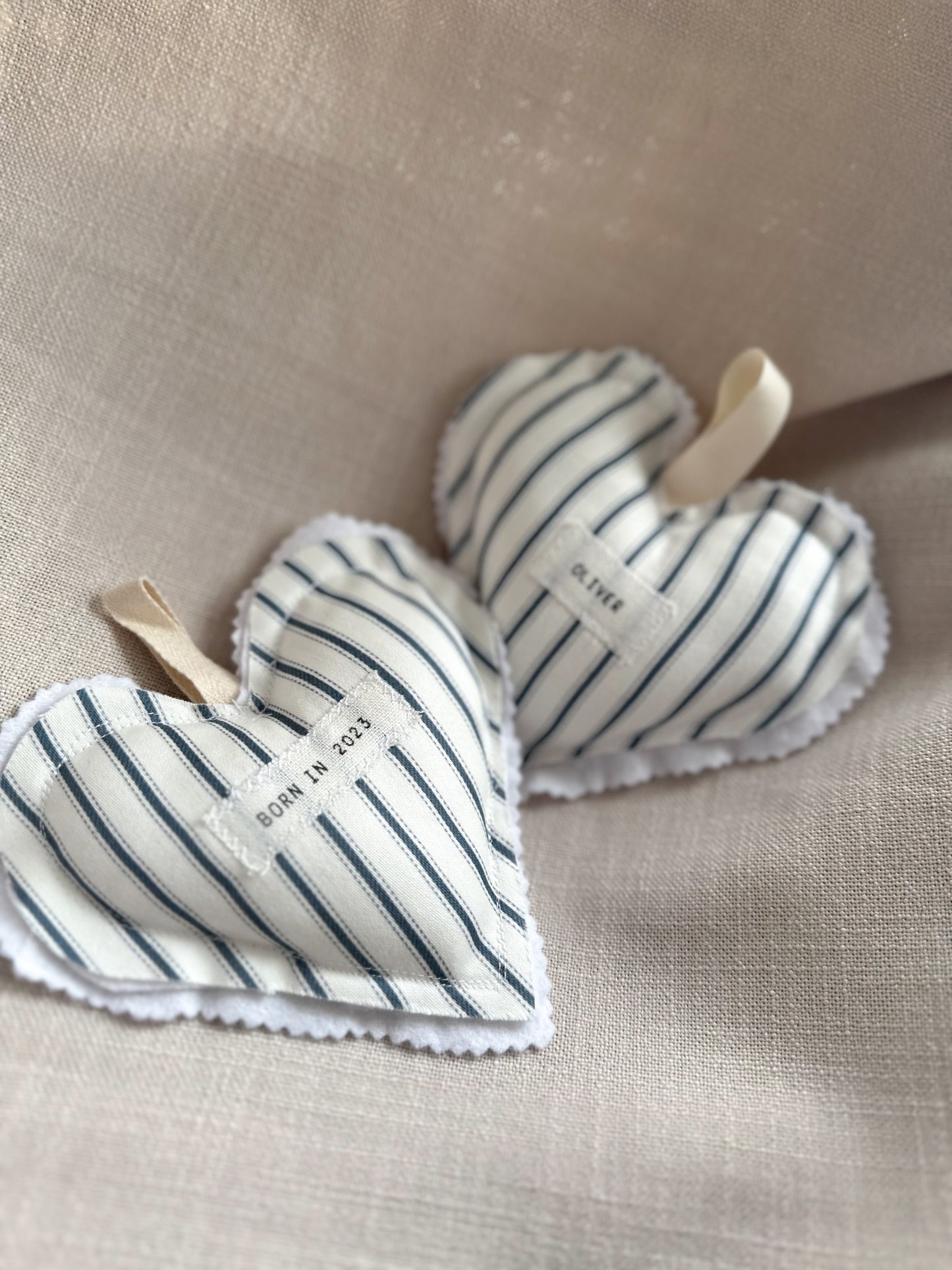 Soft Cushion Heart Personalised Hanger