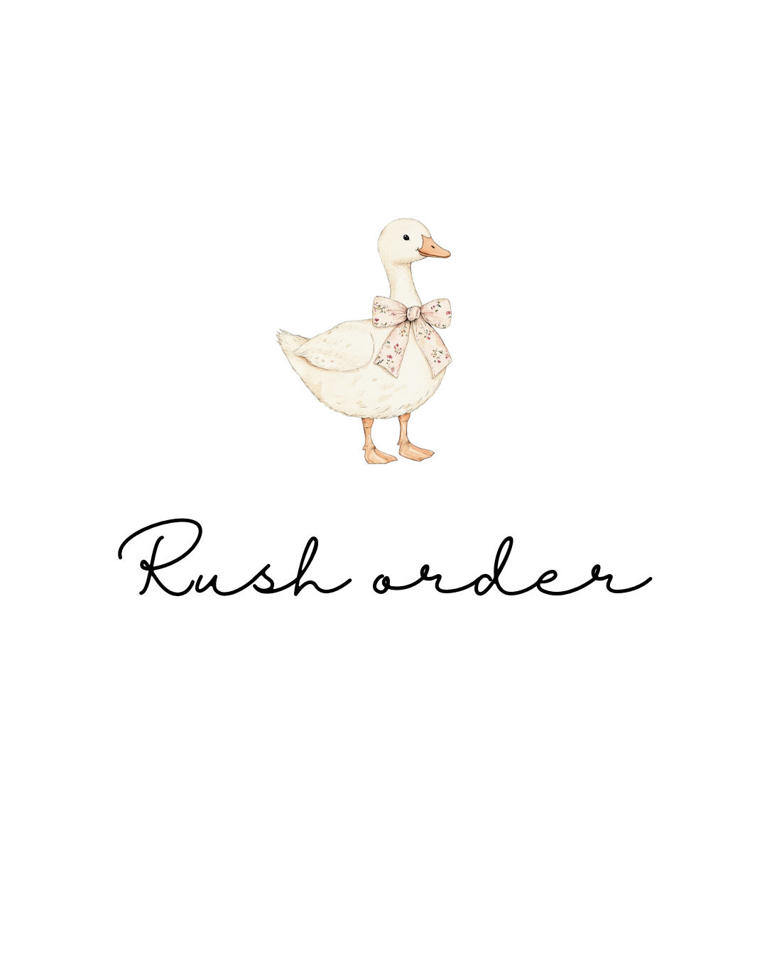 Rush order