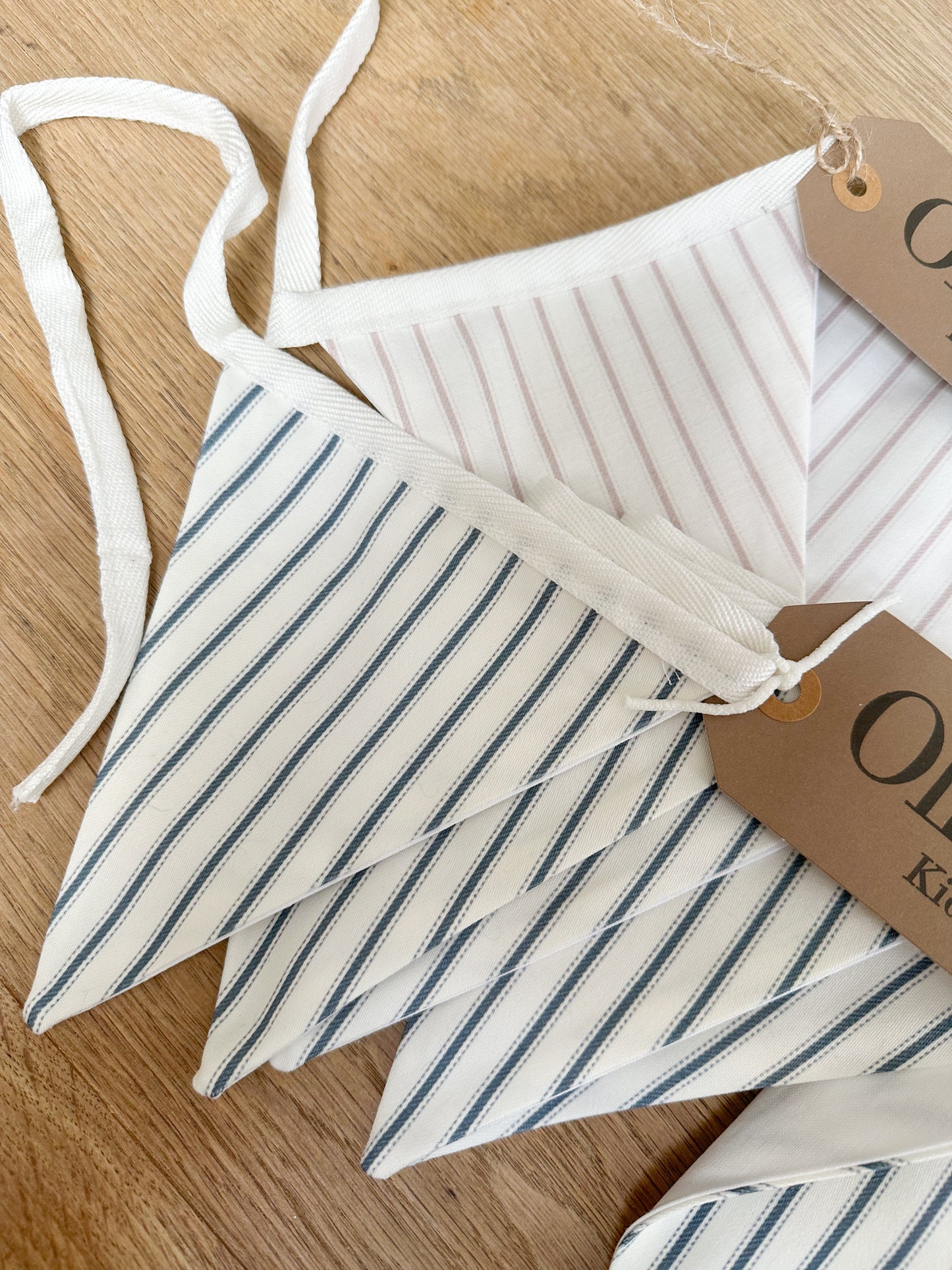 Pinstripe Nursery Bunting