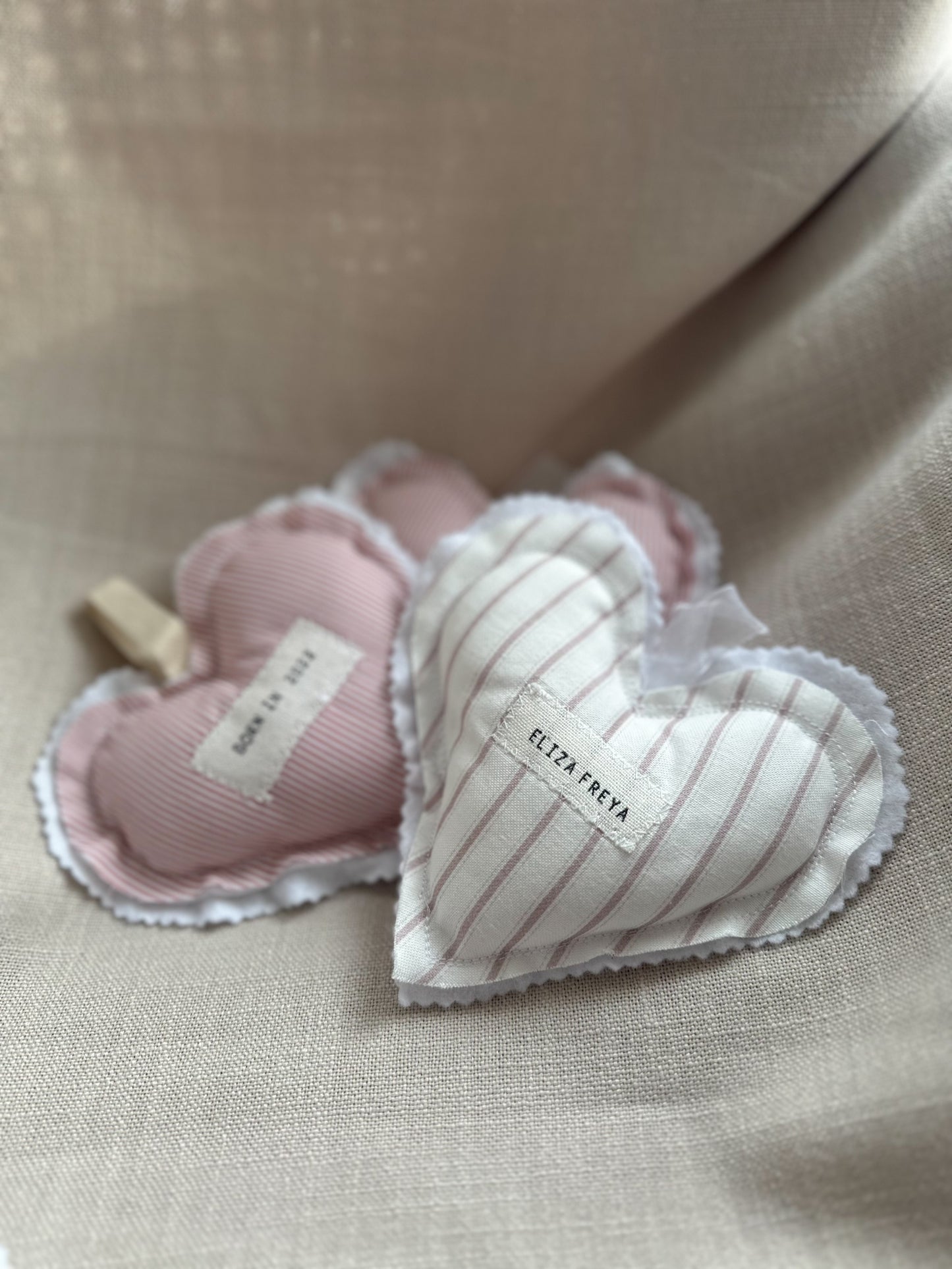 Soft Cushion Heart Personalised Hanger