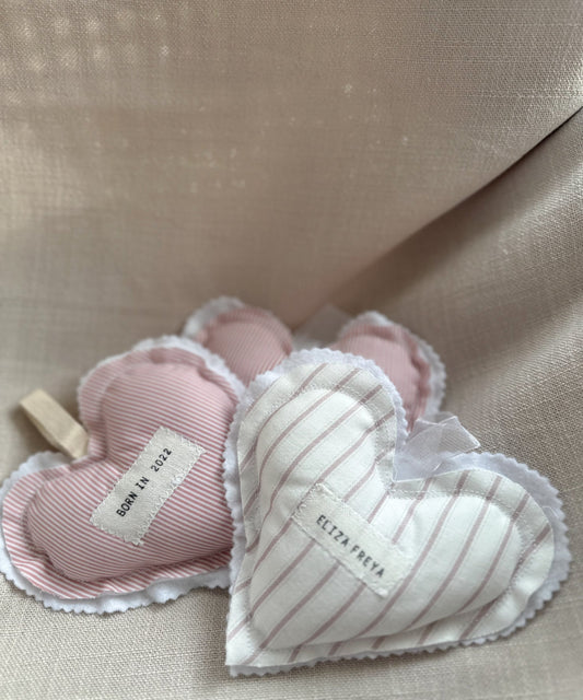 Soft Cushion Heart Personalised Hanger