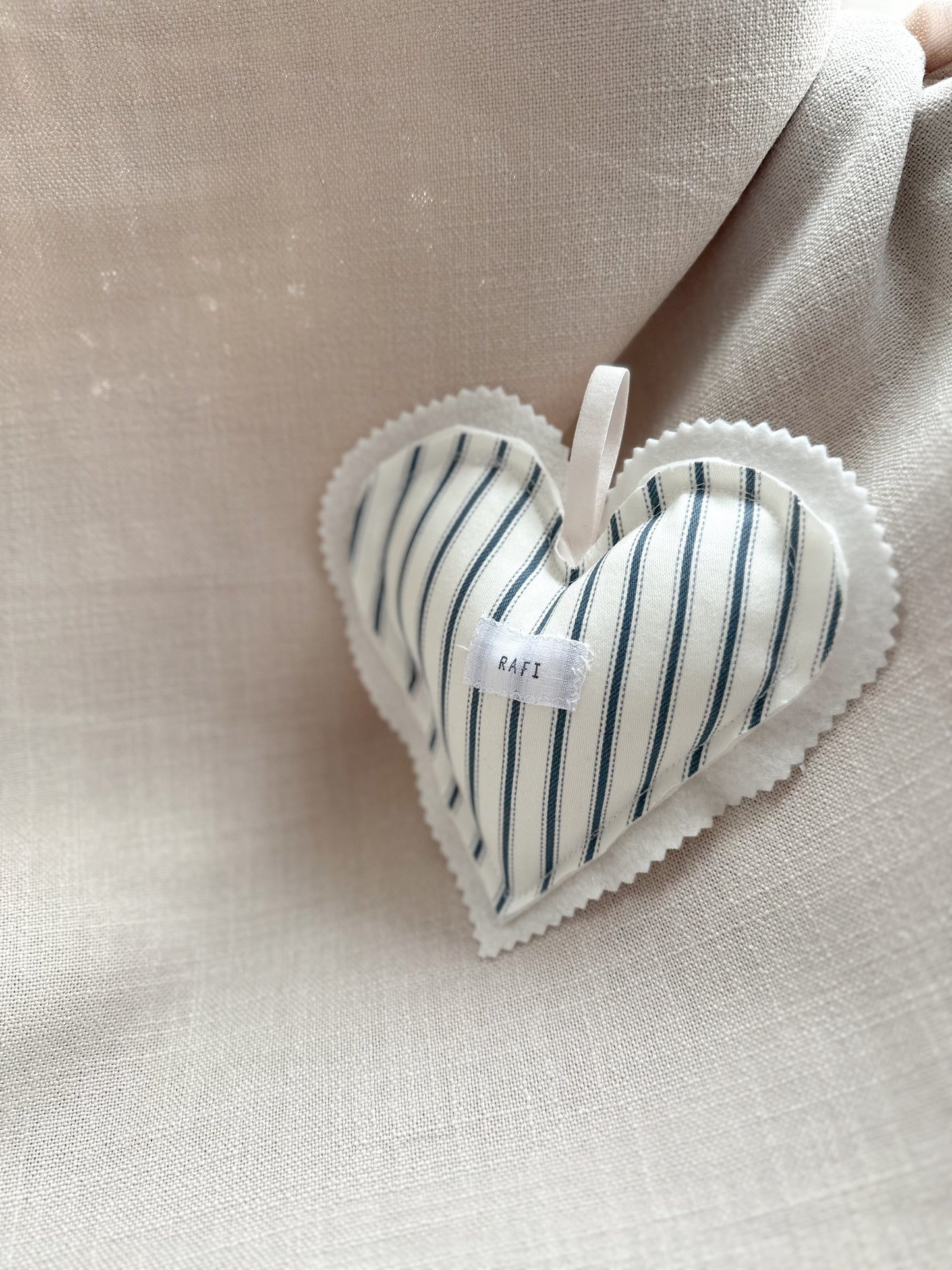 Soft Cushion Heart Personalised Hanger